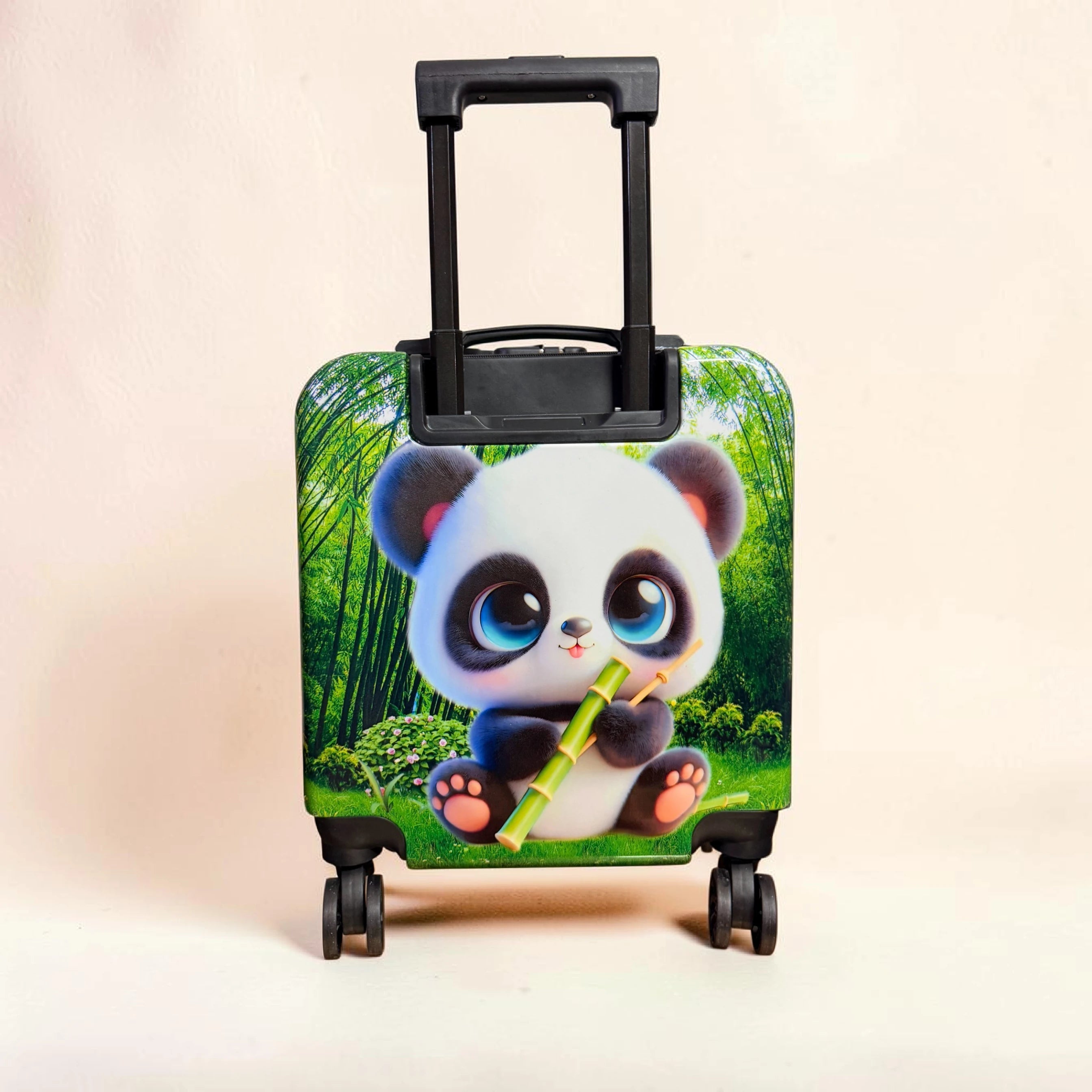 Cute Panda 3D Square Luggage
