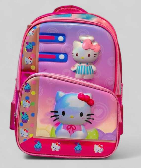 Hellokitty School Bag For Grade 1 & 2