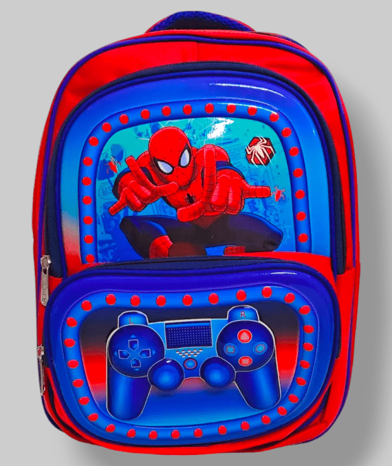 SpiderMan Game School Bag For Grade 2 AND 3