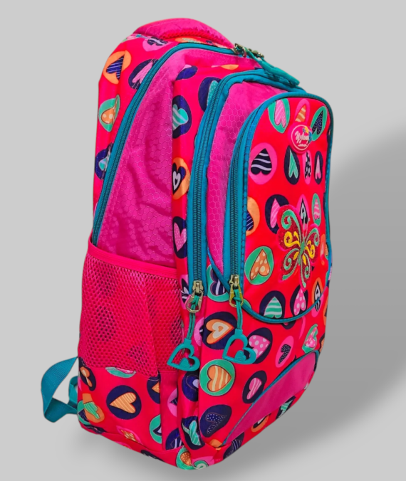 Pink Buttefly School Bag For Grade 2 ,3 & 4