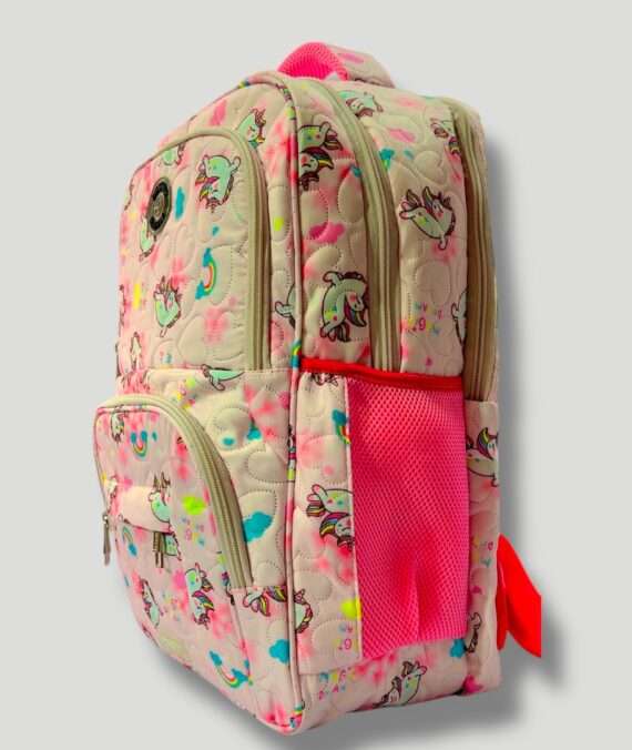 Pink Unicorn School Bag For [Grade 6 to 10 ]