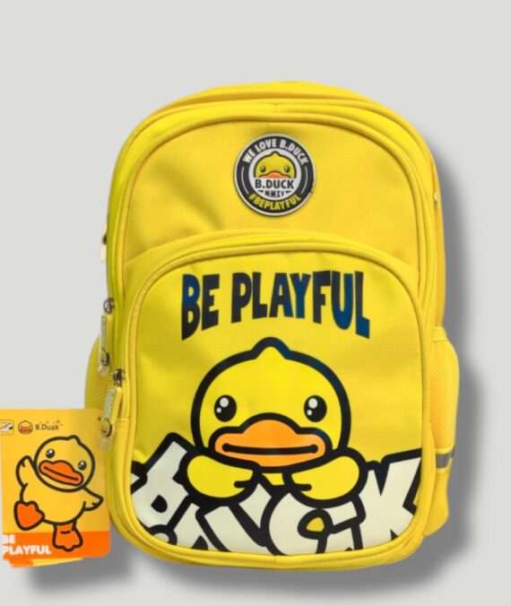 B.Duck Backpack Yellow Light Weigh For Grade 1