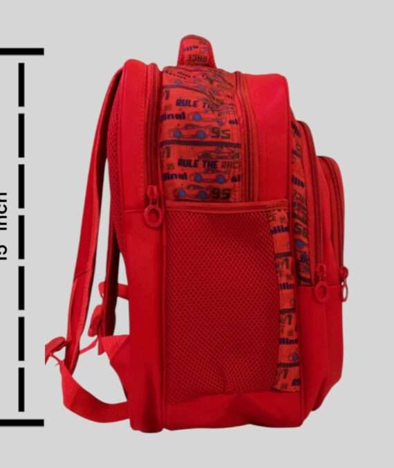 McQueen Car School Bag For Grade KG & 1