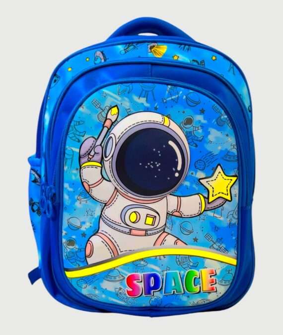 Space Man School Bag For Grade KG & 1