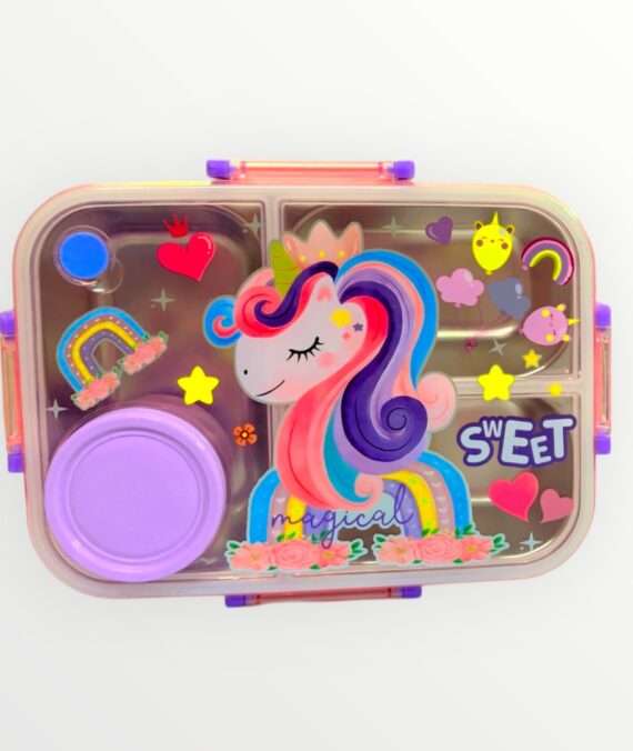 Unicorn 750ML stainless Metal Lunch Box By Vest