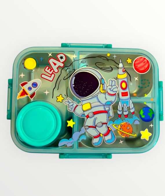 SpaceMan 750ML stainless Metal Lunch Box By Vest