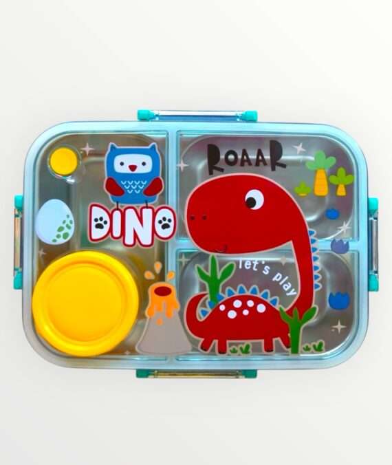 Dino 750ML stainless Metal Lunch Box By Vest