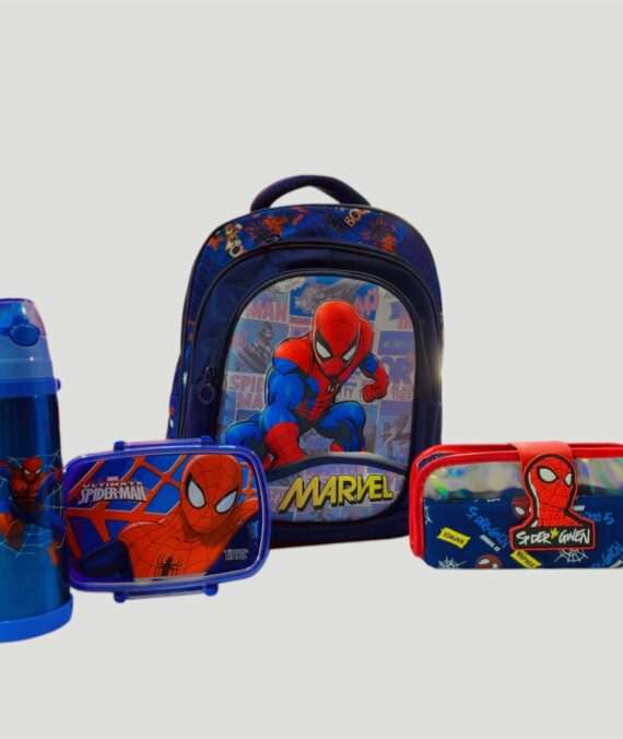 Spider Man 3D School Bag Set