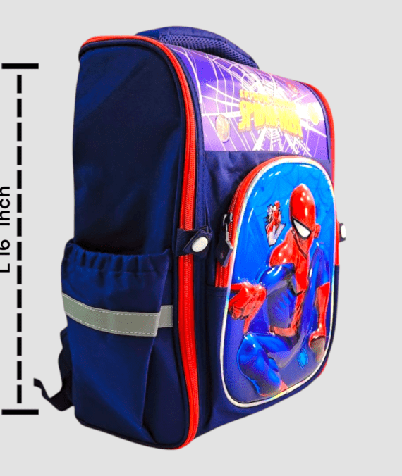 Spiderman 3D School Bag for Grade 1 & 2