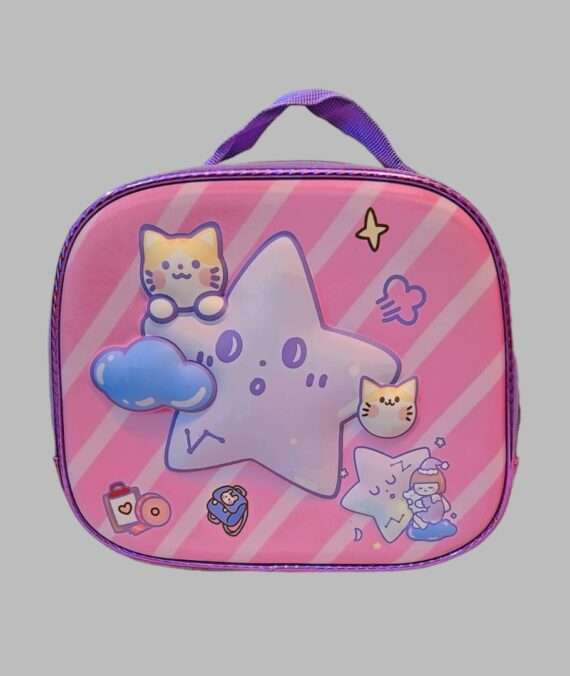 Star Pink 3-Piece School Bag Set for Grade 1 and 2