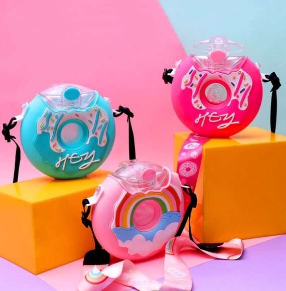 Pink Donut Water Bottle